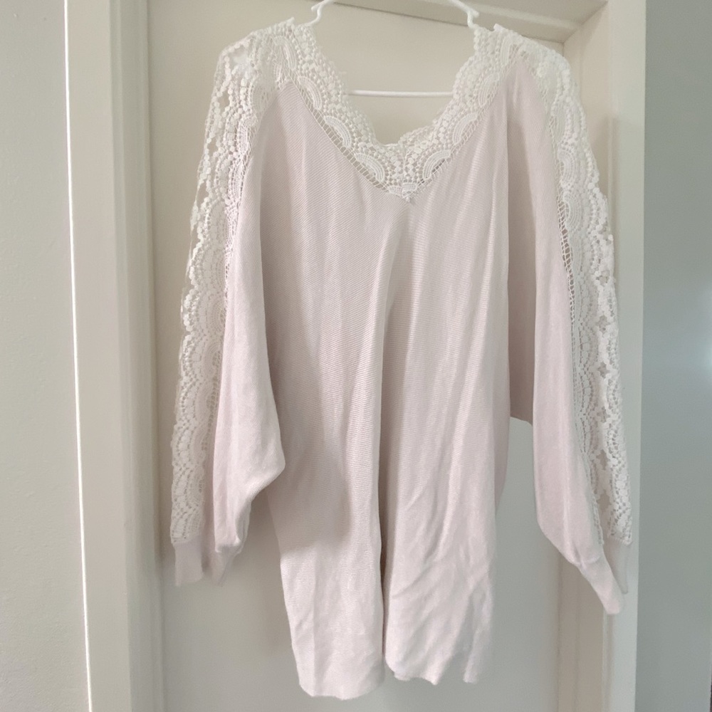 Slight Off The Shoulder Long Sleeve
